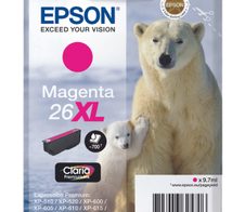 Epson Original 26XL Eisbär Druckerpatrone magenta 700 Seiten 9,7ml (C13T26334012)