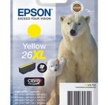Epson Original 26XL Eisbär Druckerpatrone gelb 700 Seiten 9,7ml (C13T26344012)