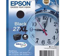 Epson Original 27XL Wecker Druckerpatrone - schwarz (C13T27114012)