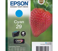 Epson Original 29 Erdbeere Druckerpatrone - cyan (C13T29824012)