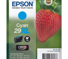 Epson Original 29XL Erdbeere Druckerpatrone - cyan (C13T29924012)