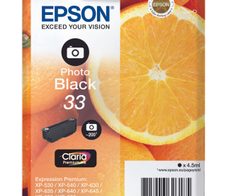 Epson Original 33 Orange Druckerpatrone - fotoschwarz (C13T33414012)