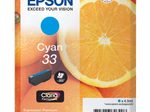 Epson Original 33 Orange Druckerpatrone - cyan (C13T33424012)
