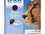 Epson Original T0711 Gepard Druckerpatrone - schwarz (C13T07114012)