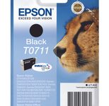 Epson Original T0711 Gepard Druckerpatrone - schwarz (C13T07114012)