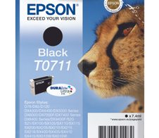 Epson Original T0711 Gepard Druckerpatrone - schwarz (C13T07114012)