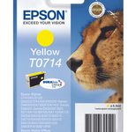 Epson Original T0714 Gepard Druckerpatrone - gelb (C13T07144012)