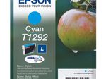 Epson Original T1292 Apfel Druckerpatrone cyan 474 Seiten 7ml (C13T12924012)