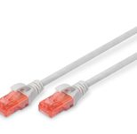 Digitus Patch-Kabel RJ-45 (M) zu RJ-45 (M) 1m Kupfer U/UTP Cat 6 grau (DK-1617-010)