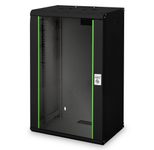 Digitus 20HE 19"-Wandgehäuse Unique Serie RAL 9005 schwarz