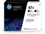 HP Original 87X Toner Doppelpack schwarz hohe Kapazität 18.0