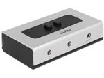 DeLOCK Umschalter Klinke 3,5 mm 2 Port manuell bidirektional