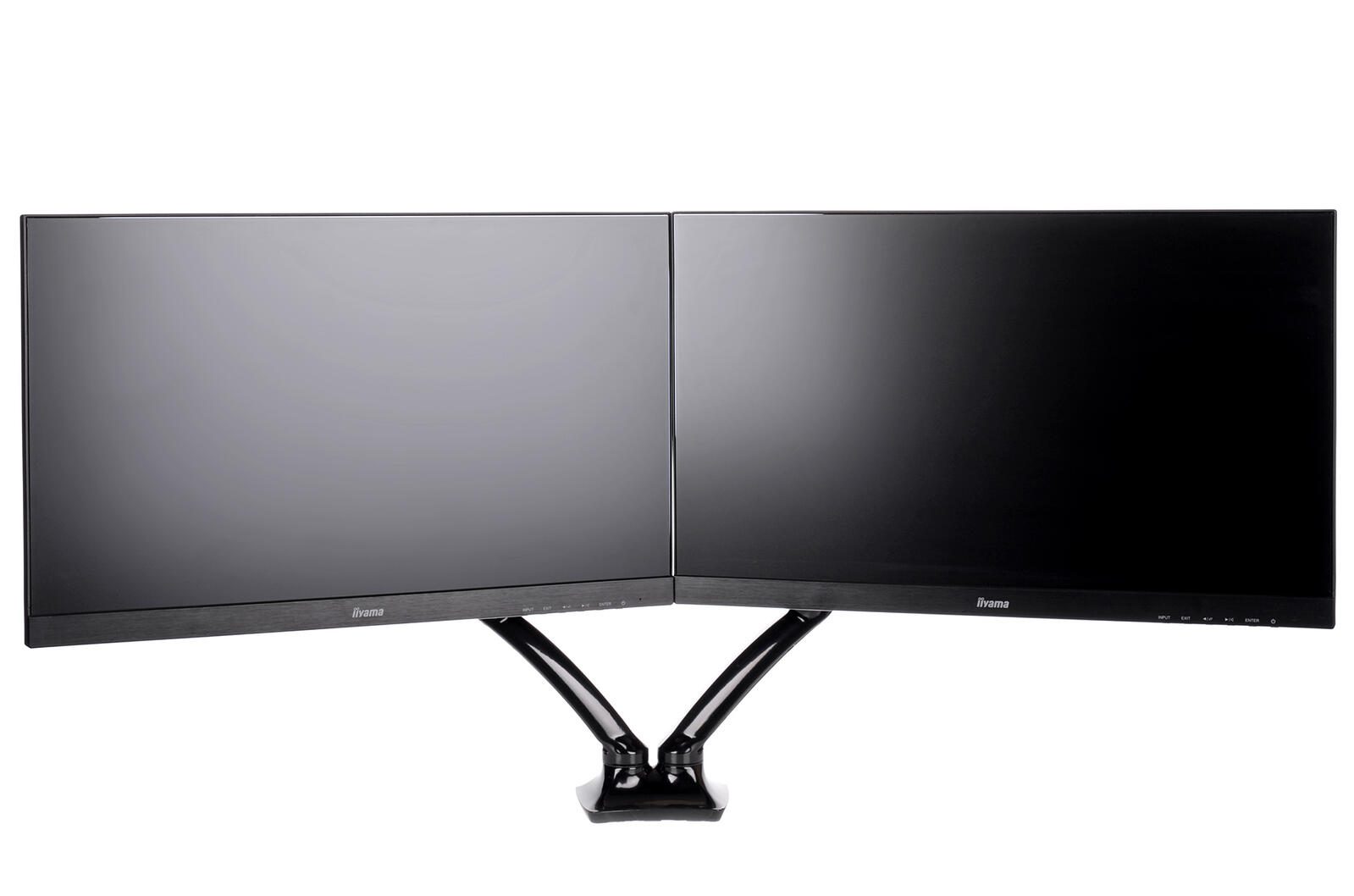 iiyama Dual-Monitorhalterung DS3002C-B1 für Displays bis 27 Zoll