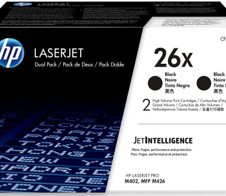 HP Original 26X Toner Doppelpack schwarz hohe Kapazität 2 x 9.000 Seiten (CF226XD)