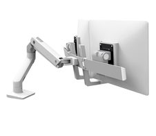 Ergotron HX Dual Monitorarm Tischhalterung für zwei Monitore bis 81,28 cm 32 Zoll weiß
