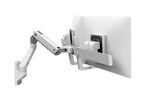 Ergotron HX Dual Monitorarm Wandhalterung für zwei Monitore bis 81,28 cm (32 Zoll) weiß