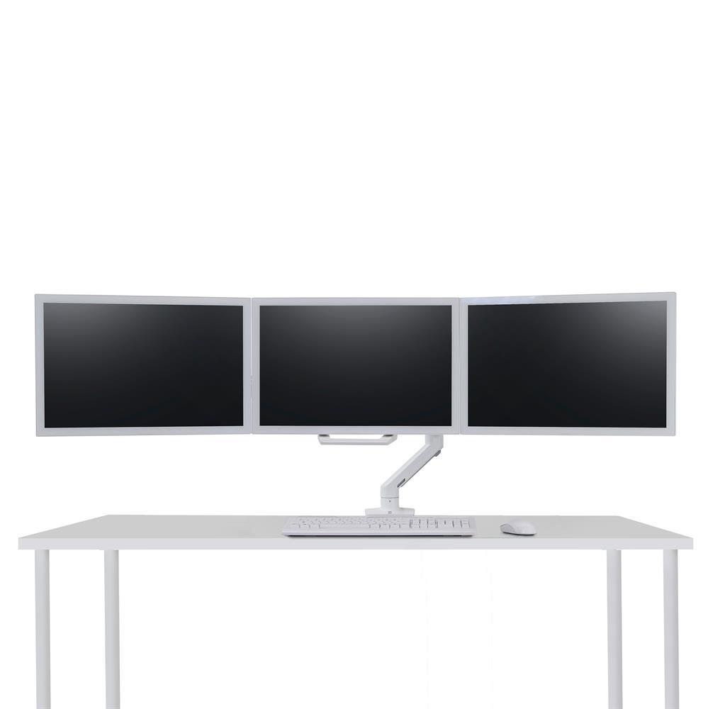 Ergotron HX Tripel Monitorbogen Kit für Erweiterung auf drei Monitore bis 60,96 cm 24 Zoll weiß