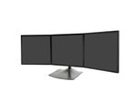 Ergotron DS100 Dreifach-Monitor Tischstandfuß für drei Monitore horizontal bis 53 cm 21 Zoll schwarz