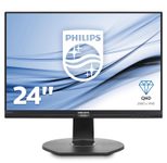 Philips Monitor B-line 242B7QPTEB LCD-Display 60,3 cm (23,8") schwarz (Power-Sonsor, QHD, IPS, 5ms, 300cd/