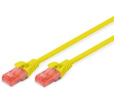 Digitus Patch-Kabel RJ-45 (M) zu RJ-45 (M) 2m Kupfer U/UTP Cat 6 gelb (DK-1617-020/Y)