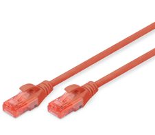 Digitus Patch-Kabel RJ-45 (M) zu RJ-45 (M) 10m Kupfer U/UTP Cat 6 rot (DK-1617-100/R)