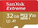 SanDisk Extreme® microSDHC 32GB + SD Adapter
