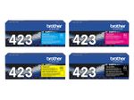 Brother Original TN423 Toner 4er Multipack, cyan, magenta, gelb, schwarz