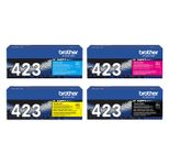Brother Original TN423 Toner 4er Multipack, cyan, magenta, gelb, schwarz
