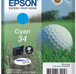 Epson Original 34 Golfball Druckerpatrone cyan 300 Seiten 4,2ml (C13T34624010)