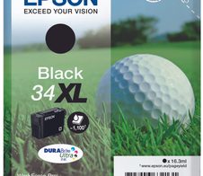 Epson Original 34XL Golfball Druckerpatrone schwarz 1.100 Seiten 16,3ml (C13T34714010)