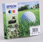 Epson Original 34XL Golfball Druckerpatrone 4er Multipack schwarz cyan magenta gelb (C13T34764010)