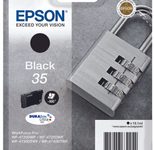 Epson Original 35 Schloss Druckerpatrone schwarz 900 Seiten 16,1ml (C13T35814010)