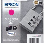 Epson Original 35 Schloss Druckerpatrone magenta 650 Seiten 9,1ml (C13T35834010)