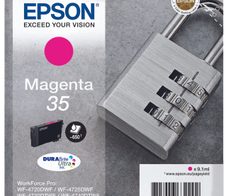 Epson Original 35 Schloss Druckerpatrone magenta 650 Seiten 9,1ml (C13T35834010)
