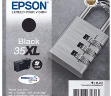 Epson Original 35XL Schloss Druckerpatrone schwarz 2.600 Seiten 41,2ml (C13T35914010)