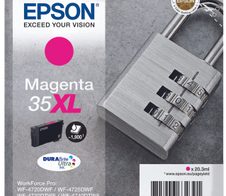 Epson Original 35XL Schloss Druckerpatrone magenta 1.900 Seiten 20,3ml (C13T35934010)