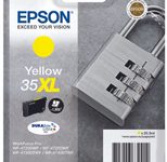 Epson Original 35XL Schloss Druckerpatrone gelb 1900 Seiten 20,3ml (C13T35944010)