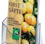 sigel Tischprospekthalter DIN A5 - transparent
