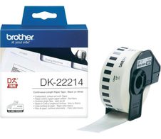 Brother DK-22214 - Thermopapier - weiß - Rolle (1,2 cm x 30,5 m) - für QL 1050, 1060, 500, 550, 560, 570, 580, 650, 700,