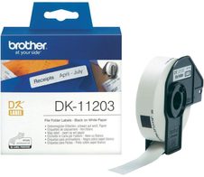 Brother DK-11203 - Aktenetiketten (File Folder Labels) - 17 x 87 mm - 300 Etikett(en) - für QL 1050