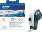 Brother DK-11204 Einzeletiketten - 17 x 54 mm (400 Etiketten)