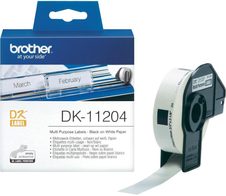 Brother DK-11204 Einzeletiketten - 17 x 54 mm (400 Etiketten)