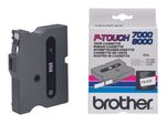 Brother Original P-Touch Farbband schwarz auf weiß (TX-231)