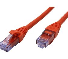 Roline Patch-Kabel RJ-45 (M) zu RJ-45 (M) 50 cm UTP CAT 6a rot (21.15.2710)