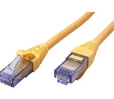 Roline Patch-Kabel RJ-45 (M) zu RJ-45 (M) 5 m UTP CAT 6a gelb (21.15.2725)