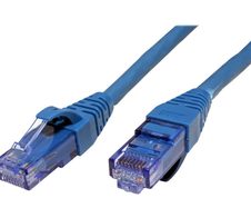 Roline Patch-Kabel RJ-45 (M) zu RJ-45 (M) 50 cm UTP CAT 6a blau (21.15.2740)