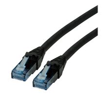 Roline Patch-Kabel RJ-45 (M) zu RJ-45 (M) 50 cm UTP CAT 6a schwarz (21.15.2750)