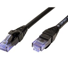 Roline Patch-Kabel RJ-45 (M) zu RJ-45 (M) 5 m UTP CAT 6a schwarz (21.15.2755)