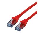Roline Patch-Kabel RJ-45 (M) zu RJ-45 (M) 30 cm UTP CAT 6a rot (21.15.2982)