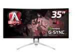 AOC Curved-Gaming-Monitor AGON AG352UCG LCD-Display 88,89 cm (35") schwarz/silber